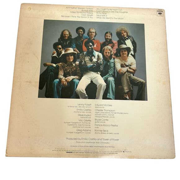 VTG 1976 Tower Of Power - Ain't Nothin' Stoppin' Us Now - First Press Vinyl LP - Picture 2 of 6